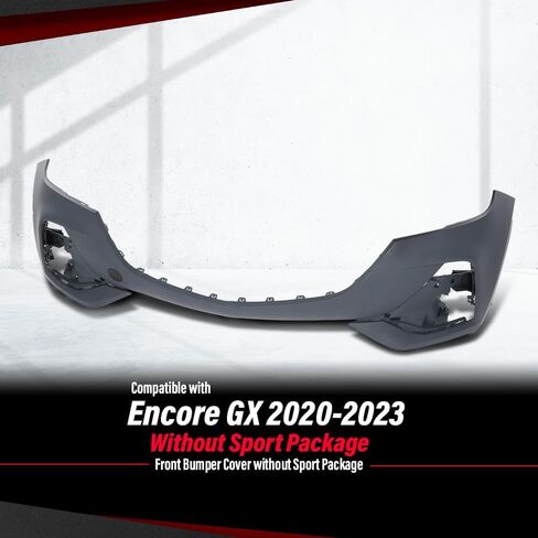 Front Bumper Cover Compatible with Buick Encore GX 2020-2023 Without Sport Package 42774797 Gray in Saudi Arabia