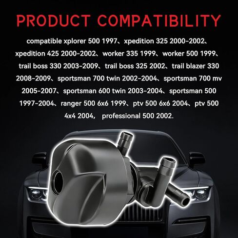 3-Way Fuel Shut Off Valve Petcock with Knob & Nut Kit for Polaris Sportsman 500 600 700 335 400 325 330, Trail Boss, Twin Magnum, Big Boss, Replaces OEM 7052161 5432559, Fuel Tank Valve Switch in Saudi Arabia
