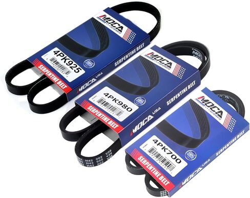 4PK925 4PK700 4PK980 3X Serpentine Belt Set Fit for Mitsubishi 1996-1997 Eclipse 2.0L in Saudi Arabia