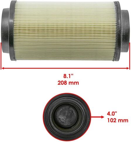 قطع غيار لجهاز تنفس فلتر الهواء في الخط وفلتر السحب لبولاريس Atp 500 4X4 2004-2005 Mod-C33C-70284 in Kuwait