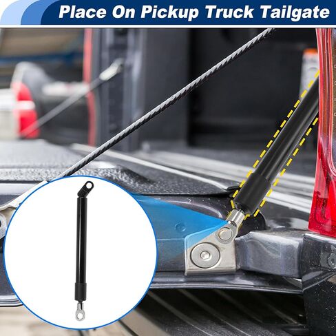 مجموعة مساعدة الباب الخلفي مجموعة مساعدة الباب الخلفي لتويوتا تاكوما (N400) 2024 2025 شاحنة بيك اب رافعة الباب الخلفي دعم تبختر الصدمات in Kuwait