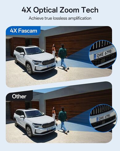 FOSCAM 4MP WiFi Outdoor Camera, 18X Optical Zoom with Auto Tracking, 2.4/5GHz WiFi Camera for Home Security, Person Vehicle Detection, 656ft Night Vision, 350°Pan 90°Tilt, Two-Way Audio, SD4H in Kuwait