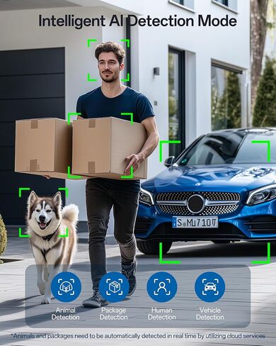 FOSCAM 4MP WiFi Outdoor Camera, 18X Optical Zoom with Auto Tracking, 2.4/5GHz WiFi Camera for Home Security, Person Vehicle Detection, 656ft Night Vision, 350°Pan 90°Tilt, Two-Way Audio, SD4H in Kuwait