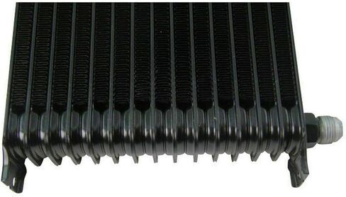 15 Row Black Aluminum Engine Auto Transmission Oil Cooler 6AN Hose End Fittings Adapter Reducers Heavy Duty Truck Trailer Towing in Saudi Arabia