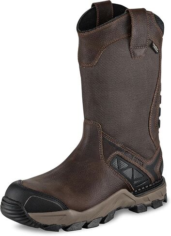Irish Setter, Crosby, Men’s, 11", Non-Metallic Safety Toe, Waterproof, Full Grain Leather, Work Boot, Brown in Saudi Arabia