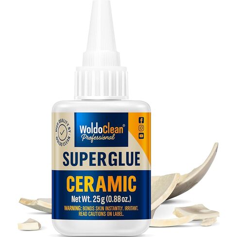 Super Glue for Ceramics and Porcelain 25g - Waterproof, high Temperature Resistant and no Smell in Kuwait