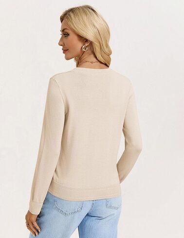 GRACE KARIN Womens Lightweight Cardigan Sweaters Trendy Button Up V-Neck Knit Cardigans Shrug Spring Fashion Clothes in Saudi Arabia