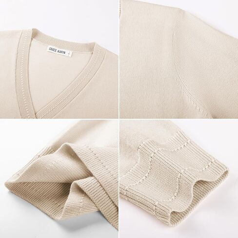 GRACE KARIN Womens Lightweight Cardigan Sweaters Trendy Button Up V-Neck Knit Cardigans Shrug Spring Fashion Clothes in Saudi Arabia