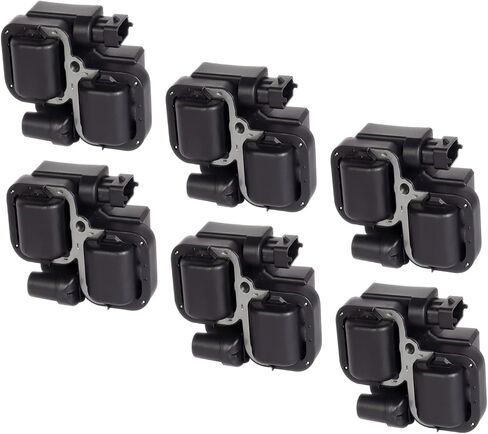 ENA Set of 6 Ignition Coil Pack Compatible with Mercedes-Benz E320 E430 E500 CL500 C280 C320 CLK430 CLK500 C43 C55 G500 ML320 ML350 ML430 ML500 S430 S500 AMG Replacement for UF359 5098138AA C1361 in Saudi Arabia