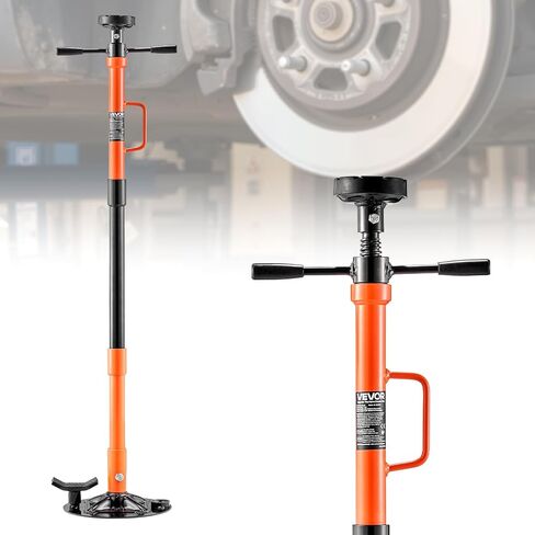 VEVOR Underhoist Support Stand, 1 Ton (2204 lbs) Capacity Under Hoist Jack Stand with Handle, Adjustable Height, Bearing Mounted Spin Handle, Self-Locking Threaded Screw, Support Vehicle Components in Saudi Arabia