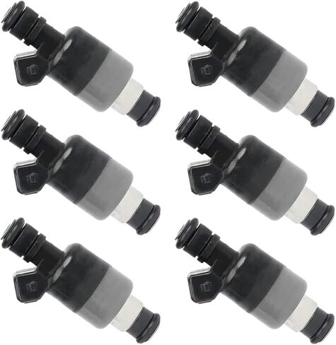 6Pcs Fuel Injectors Compatible With Daewoo Lanos 1999 2000 2001 2002 1.6L 17109450 FJ10624 Car Accessories in Saudi Arabia
