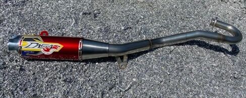 Dasa Exhaust System PHX-24 Series Compatible with Honda TRX450 2006-2014 Red/brushed NEW2024 in Saudi Arabia