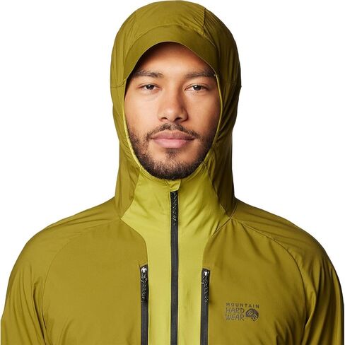 Mountain Hardwear Men's Kor Airshell Hybrid in Vetiver / Moon Moss in Saudi Arabia
