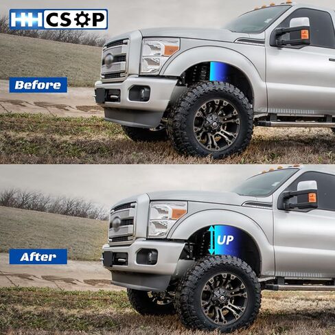 طقم رفع التسوية الأمامي 2 بوصة من HHCSOP لـ 2006-2023 دودج رام 1500 4WD، 2005-2011 دودج داكوتا 2WD 4WD، طقم مستوى التعليق 2 بوصة in Kuwait