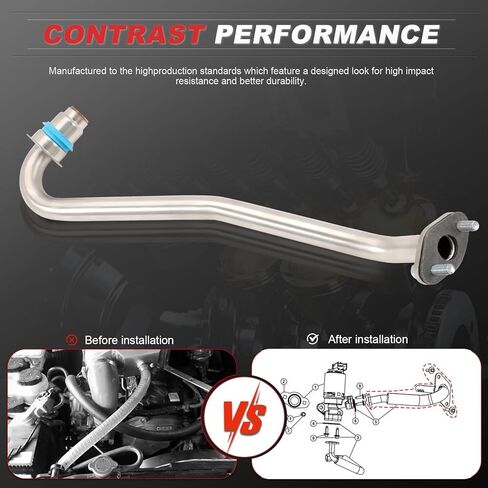 EGR Valve to Intake Plenum Tube Line for 3.5L, Charger 2006-2010, Challenger 2009-2010, Magnum 2005-2008 4593582AA in Saudi Arabia