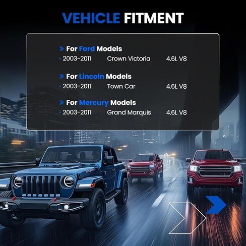 صمام EGR EGV1042 متوافق مع فورد كراون فيكتوريا 4.6L V8 2003-2011 | يستبدل Motorcraft 5W7Z-9D475-AA، معيار EGR2107 | متوافق مع لينكولن تاون كار وجراند ماركيز in Kuwait