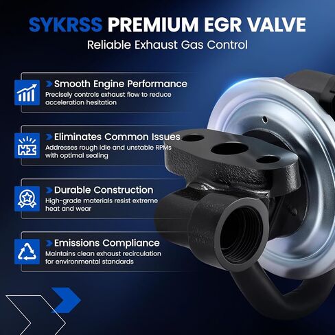 صمام EGR EGV1042 متوافق مع فورد كراون فيكتوريا 4.6L V8 2003-2011 | يستبدل Motorcraft 5W7Z-9D475-AA، معيار EGR2107 | متوافق مع لينكولن تاون كار وجراند ماركيز in Kuwait