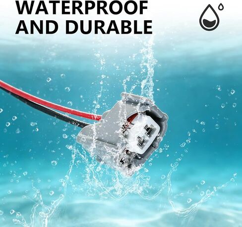 4 قطع موصلات حاقن الوقود، موصل حاقن الوقود 2 دبوس مع سرج الأسلاك، 6189-0611/90980-11875 موصل متعدد الأغراض، متوافق مع لكزس سكيون سوزوكي أكورا بونتياك (رمادي) in Saudi Arabia