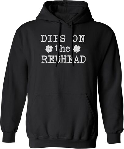 سويت شيرت بقلنسوة من Dibs On The Redhead St Patricks Day Funny Irish Party للجنسين in Kuwait