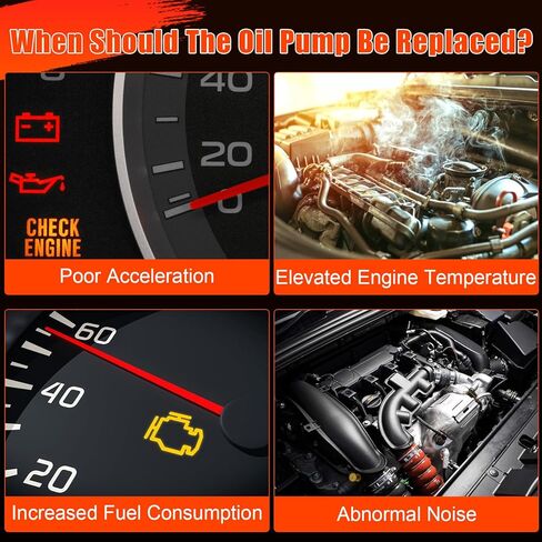 مضخة زيت المحرك لفورد E-150 E-250 E-350 كراون فيكتوريا 4.6L 5.4L 6.8L، يستبدل # M176 5L3Z-6600-AA 601-2010 224-43498 in Kuwait