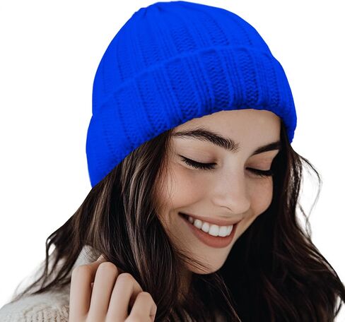 PFFY Beanie Hat for Women Winter Warm Knit Beanies Hats Skull Cap in Saudi Arabia