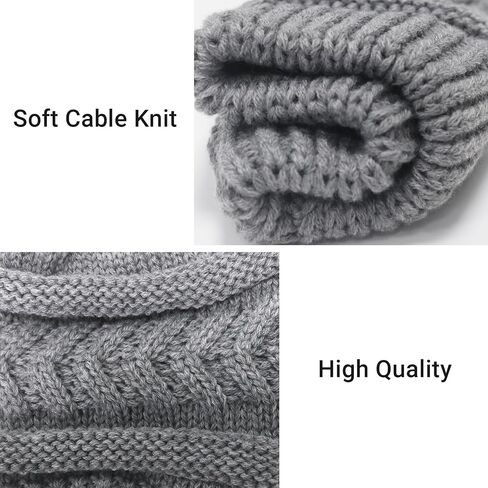 PFFY Beanie Hat for Women Winter Warm Knit Beanies Hats Skull Cap in Saudi Arabia