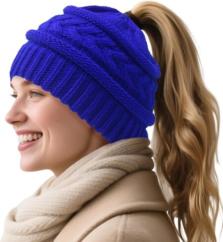 PFFY Beanie Hat for Women Winter Warm Knit Beanies Hats Skull Cap in Saudi Arabia