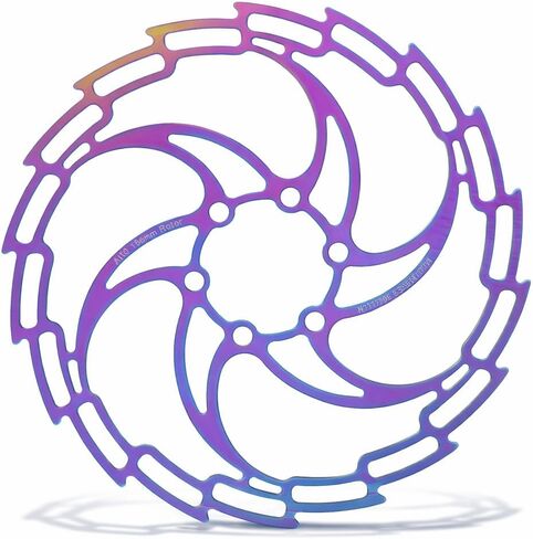 دوار فرامل قرص 160 مم من Keenso، دوارات MTB خفيفة الوزن من الفولاذ المقاوم للصدأ مطلية بالكهرباء، دوار فرامل قرص الدراجة المجوفة (160 مم) in Kuwait