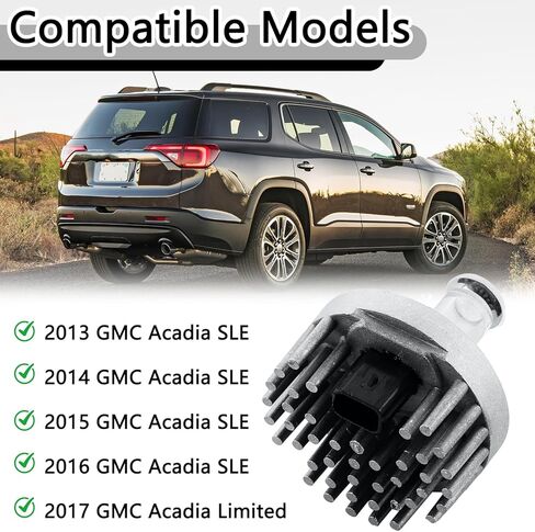 13582912 لمبة ضوء الفرامل والذيل متوافقة مع GMC Acadia 2013-2016 Acadia SLE Limited 2017 استبدال لمبة ضوء الفرامل الخلفية # 19433735 لمبة أضواء الذيل in Kuwait