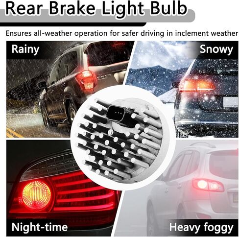 13582912 لمبة ضوء الفرامل والذيل متوافقة مع GMC Acadia 2013-2016 Acadia SLE Limited 2017 استبدال لمبة ضوء الفرامل الخلفية # 19433735 لمبة أضواء الذيل in Kuwait