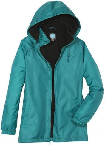 totes Womens Rain Jacket with Hood Rain Coat for Women Waterproof Womens Coats,Teal Blue,2X in Saudi Arabia