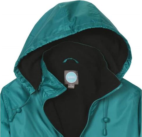 totes Womens Rain Jacket with Hood Rain Coat for Women Waterproof Womens Coats,Teal Blue,2X in Saudi Arabia