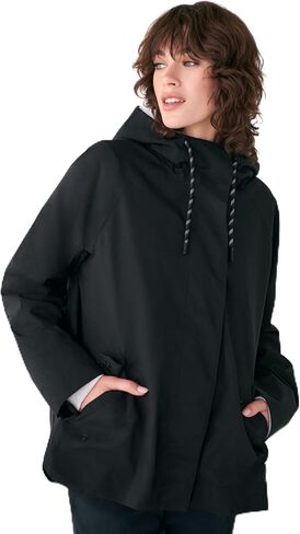 سترة المطر النسائية LOLË Lachine كبيرة الحجم | معطف واق من المطر نسائي قابل للتعبئة | سترة خفيفة الوزن مقاومة للماء | قماش 10 كيلو in Kuwait