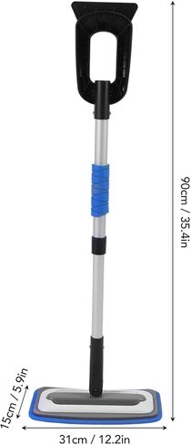 Tissting Snow Broom Ice مكشطة 31 × 15 × 90 سم تلسكوبي مكنسة الثلج أداة إزالة الجليد القابلة للتمديد للنافذة والزجاج الأمامي (أزرق) in Kuwait
