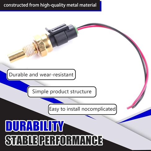 Engine Coolant Temperature Sensor and Pigtail Connector for Buick Lacrosse, Chevy Camaro Impala Silverado Express Equinox Suburban Tahoe,Saab 9-7x,GMC Sierra Yukon，Saturn Vue and More in Saudi Arabia