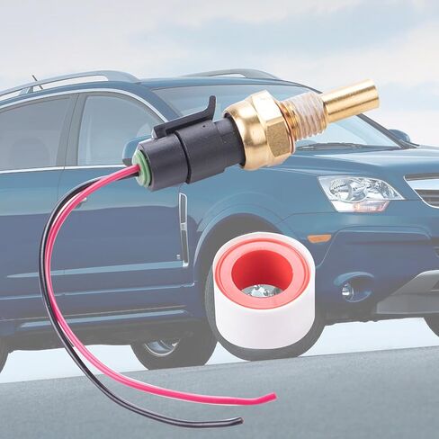 Engine Coolant Temperature Sensor and Pigtail Connector for Buick Lacrosse, Chevy Camaro Impala Silverado Express Equinox Suburban Tahoe,Saab 9-7x,GMC Sierra Yukon，Saturn Vue and More in Saudi Arabia