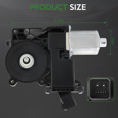 محرك نافذة الطاقة متوافق مع Ford Mustang 2015 2016 2017 2018 2019 2020، استبدال محركات النافذة اليسرى للسائق الأمامي # FR3Z7823395A in Kuwait