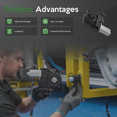 محرك نافذة الطاقة متوافق مع Ford Mustang 2015 2016 2017 2018 2019 2020، استبدال محركات النافذة اليسرى للسائق الأمامي # FR3Z7823395A in Kuwait