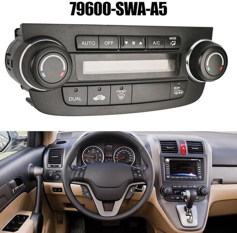 Climate Control Unit Panel 79600-Swa-A5 for Honda Cr-V 2007-2011 Black in Saudi Arabia
