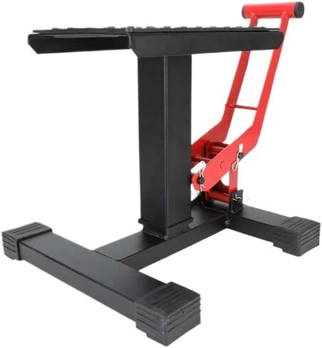 Motorcycle Lift Stand Heavy Duty Simple Design No Hydraulic for ATV Electric Dirt Bike Repair Tools in Saudi Arabia