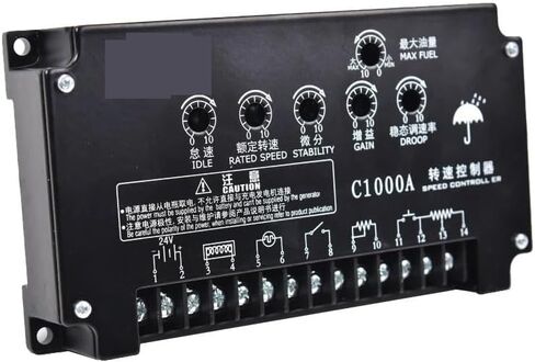 C1000A Speed Regulating Generator Control Unit Spare Parts Controller Panel in Saudi Arabia