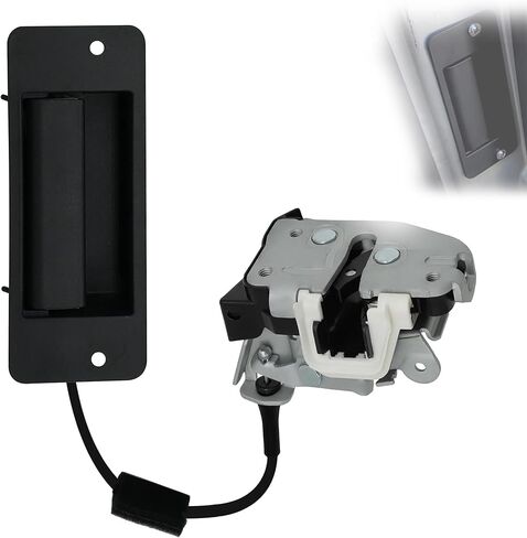 Rear Cargo Door Latch with Handle Left Driver Side Fit for Ford E150 E250 E350 E450 1992-2019 Econoline Club Wagon Super Duty Replaces 8C2Z-15431A03-A 6C2Z-15431A03-AA Cargo Door Latch Kit Assembly in Saudi Arabia