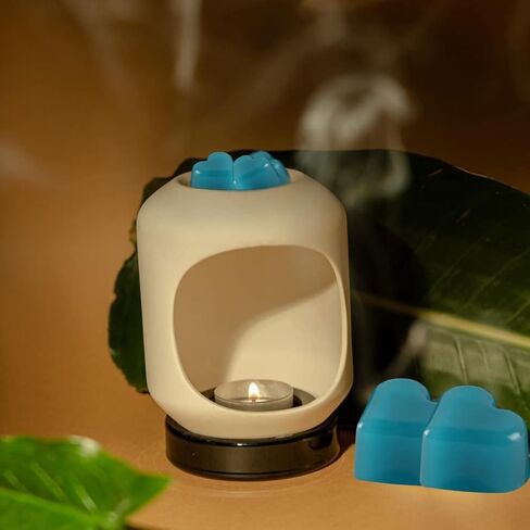 pliadvbu Scented Wax Melts Wax Heart for Scented Wax Warmer - 100% Soy Wax Melts - 12 Fragrances X 6 Heart in Kuwait