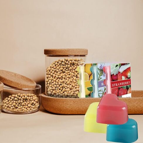 pliadvbu Scented Wax Melts Wax Heart for Scented Wax Warmer - 100% Soy Wax Melts - 12 Fragrances X 6 Heart in Kuwait