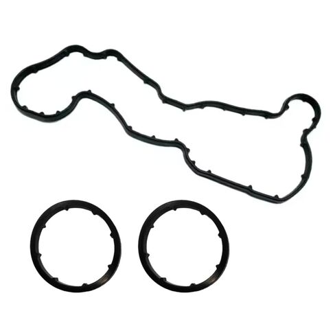 Riloer محول فلتر الزيت O-Ring Gasket Seal، يستبدل 057115446A، 059115446A، متوافق مع Audi A4 B7 Avant Allroad B8 A5 A6 C6 A8 D3 Q5 Van Q7 VW Phaeton، 3 قطع in Kuwait