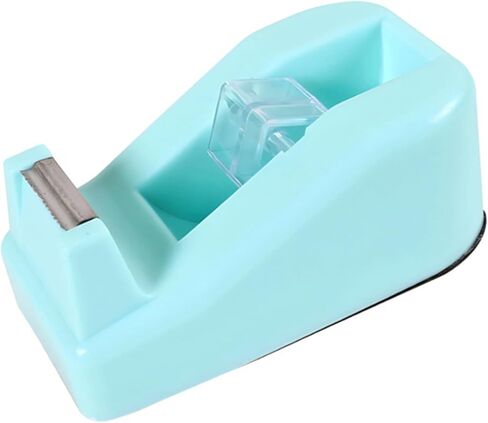 Blue Tape Dispenser Desk Organizer – YD-012-2 Weighted Desktop Tape Holder for Office Supplies, Scotch Tape Compatible, for Home, Office, or School in Saudi Arabia