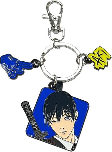 Great Eastern Entertainment Chainsaw Man - Aki Hayakawa w/Metal Charm Keychain in Saudi Arabia