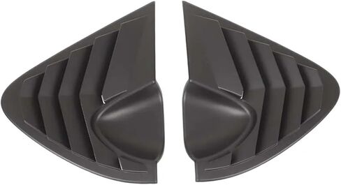 Compatible With SEAT Leon MK2 2008-2012 ABS Carbon Fiber Rear Window Triangle Shutter Deflector - Stylish Car Accessory(Stye A) in Saudi Arabia