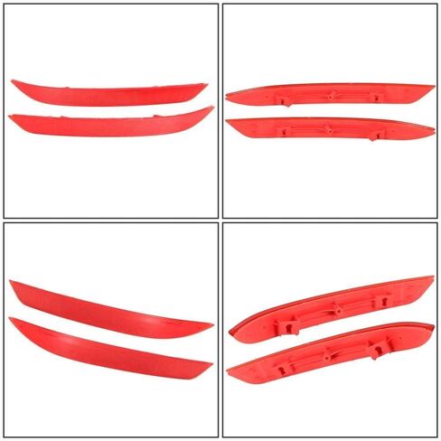 Genuine Red Rear Bumper Reflector Set Left+Right 2PCS Fit For Honda Accord 2016-2017 OEM Genuine Replacement in Saudi Arabia