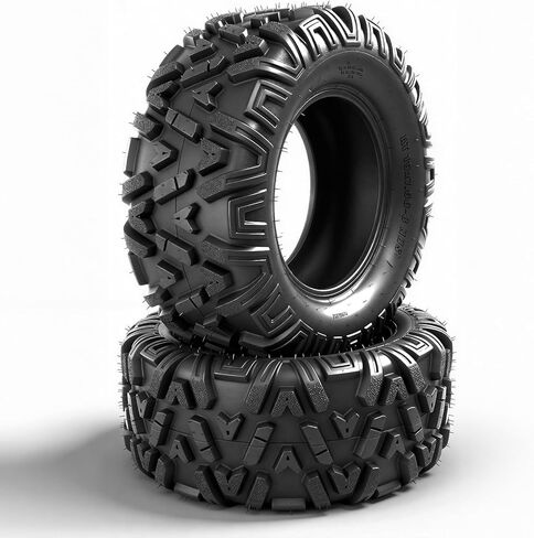 TRIBLE SIX 19x7-8 ATV UTV Tires,4 PR All-Terrain Tires 19x7x8 for Sand Mud Trail,Non-Directional Tread,Tubeless (Pack of 2) in Saudi Arabia